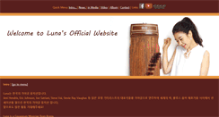 Desktop Screenshot of lunaxmusic.com